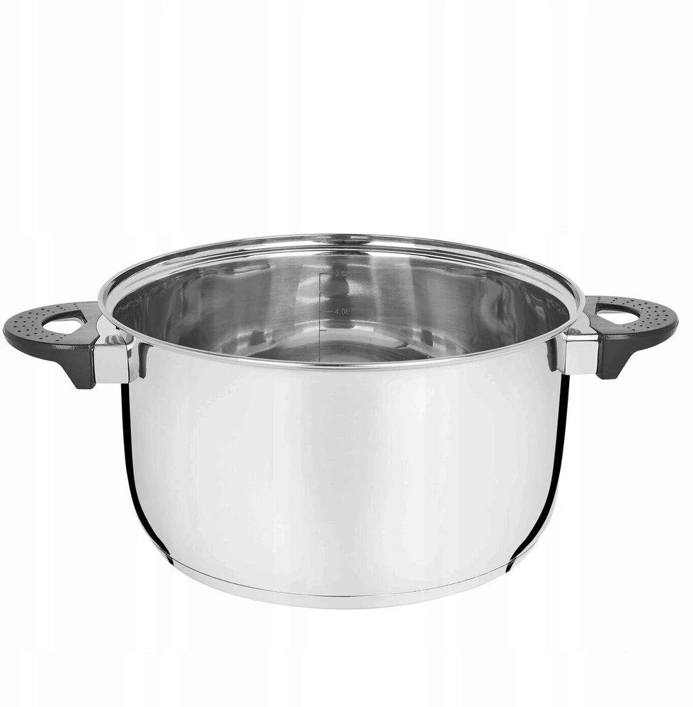 Tadar Basic puodas 24 cm, 5.7 L, nerūdijančio plieno, su dangčiu