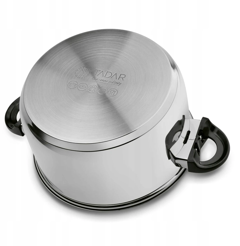 Tadar Basic puodas 24 cm, 5.7 L, nerūdijančio plieno, su dangčiu