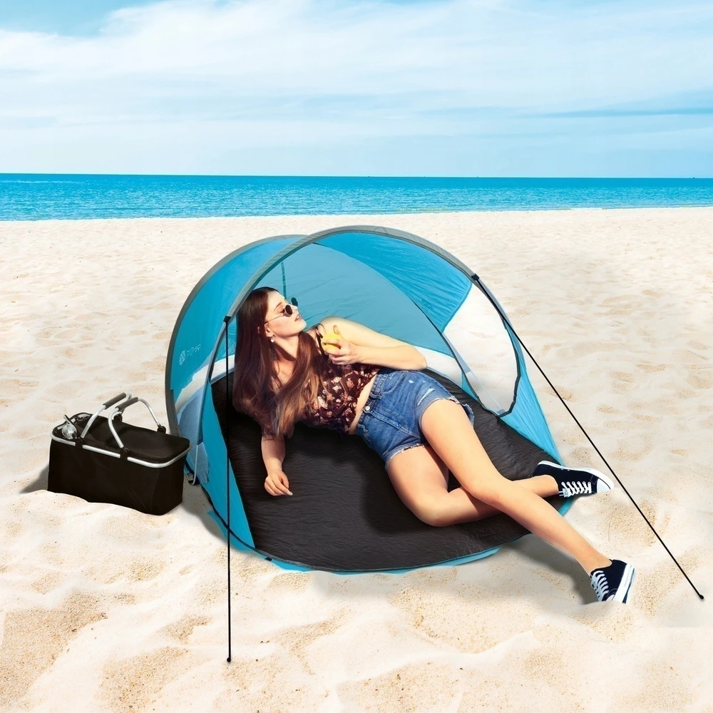 Tadar SAVIEM SURENKAMA BEACH TENT SCREEN GARDEN palapinė didelė XL apsauga nuo UV spindulių
