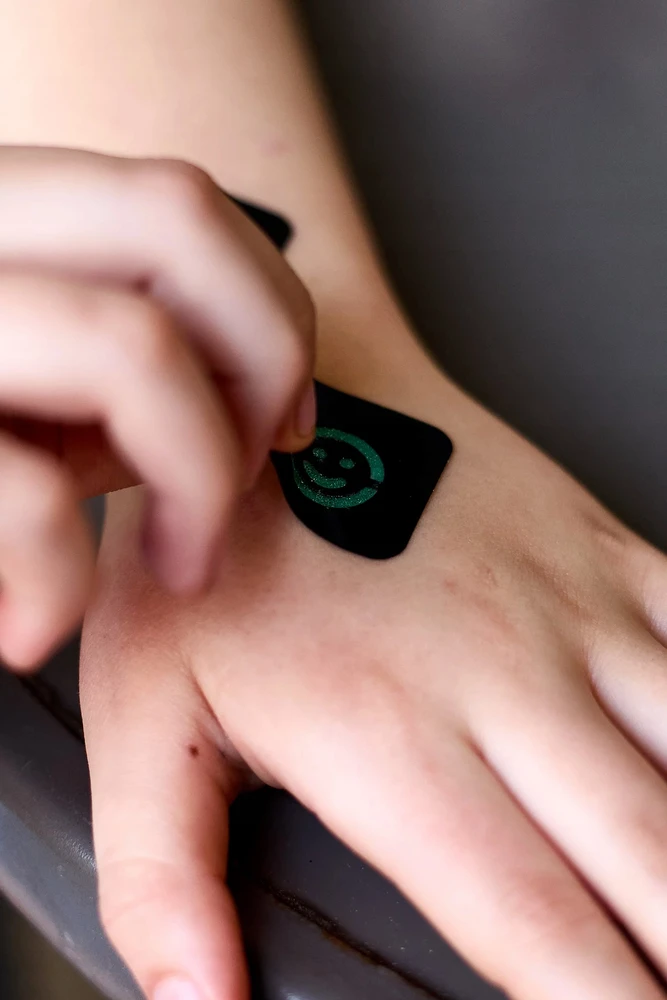 Tadekmark Kūrybinis 150 tatuiruočių šablonų rinkinys, 4 geliniai rašikliai, Tatuiruotės vaikams