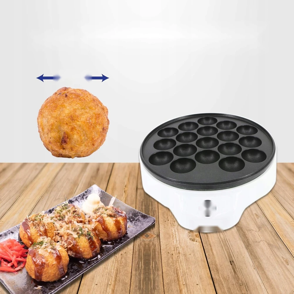 TAKOYAKI MACHINE 18 RUTULIŲ ELEKTRINĖ NEPRIKLAVIMO 650W VIRTUVĖ