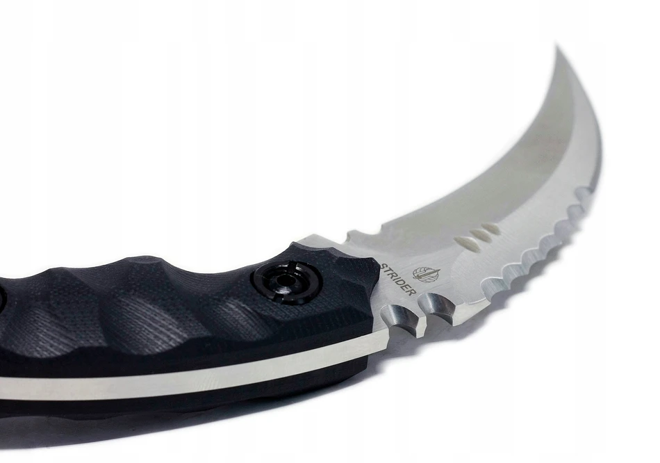 Taktinio Karambit peilio Claw STRIDER plieno D2 dėklas