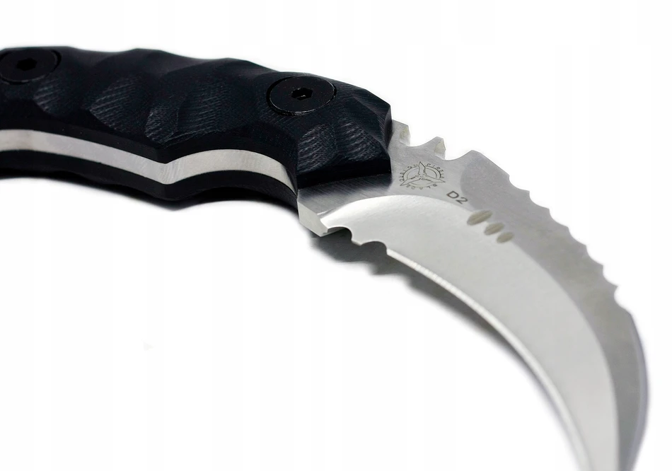 Taktinio Karambit peilio Claw STRIDER plieno D2 dėklas
