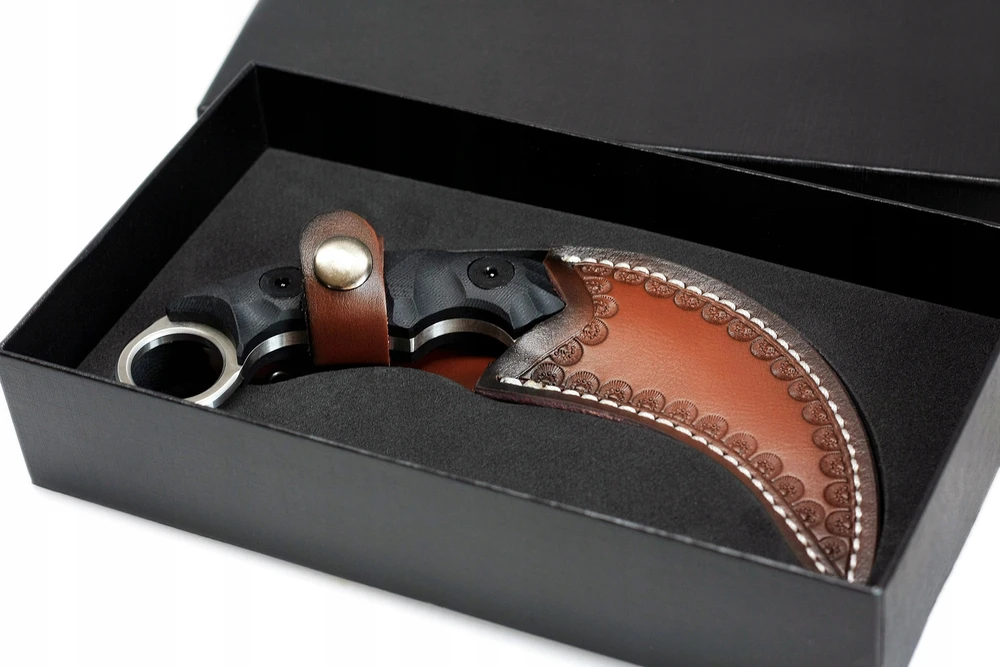 Taktinio Karambit peilio Claw STRIDER plieno D2 dėklas