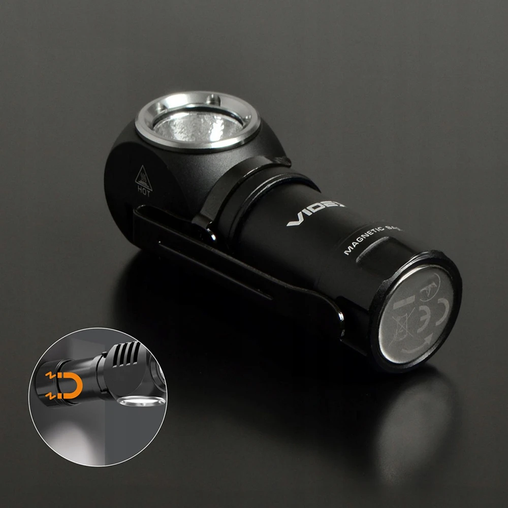 Taktinis LED karinis priekinis priekinis žibintas, galingas 10 W 600 lm Videx IP68