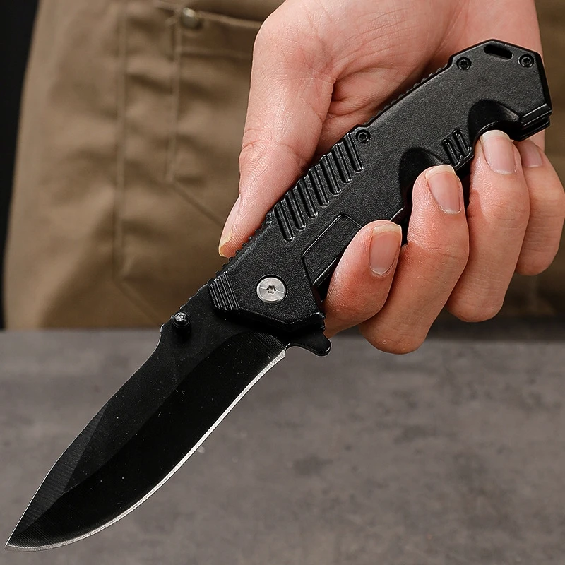 Taktinis sulankstomas peilis Survival Bushcraft Hunting Finka Camping Sharp