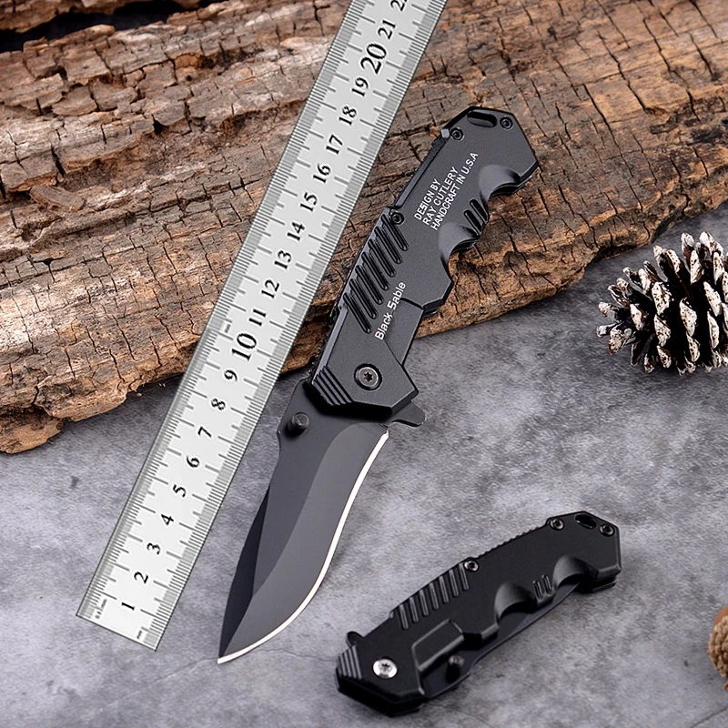 Taktinis sulankstomas peilis Survival Bushcraft Hunting Finka Camping Sharp