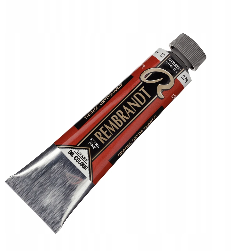 Talens Aliejinė spalva - Permatomas oksido oranžinis - 273 - Extra-fine - Rembrandt - 40ml tūbelė