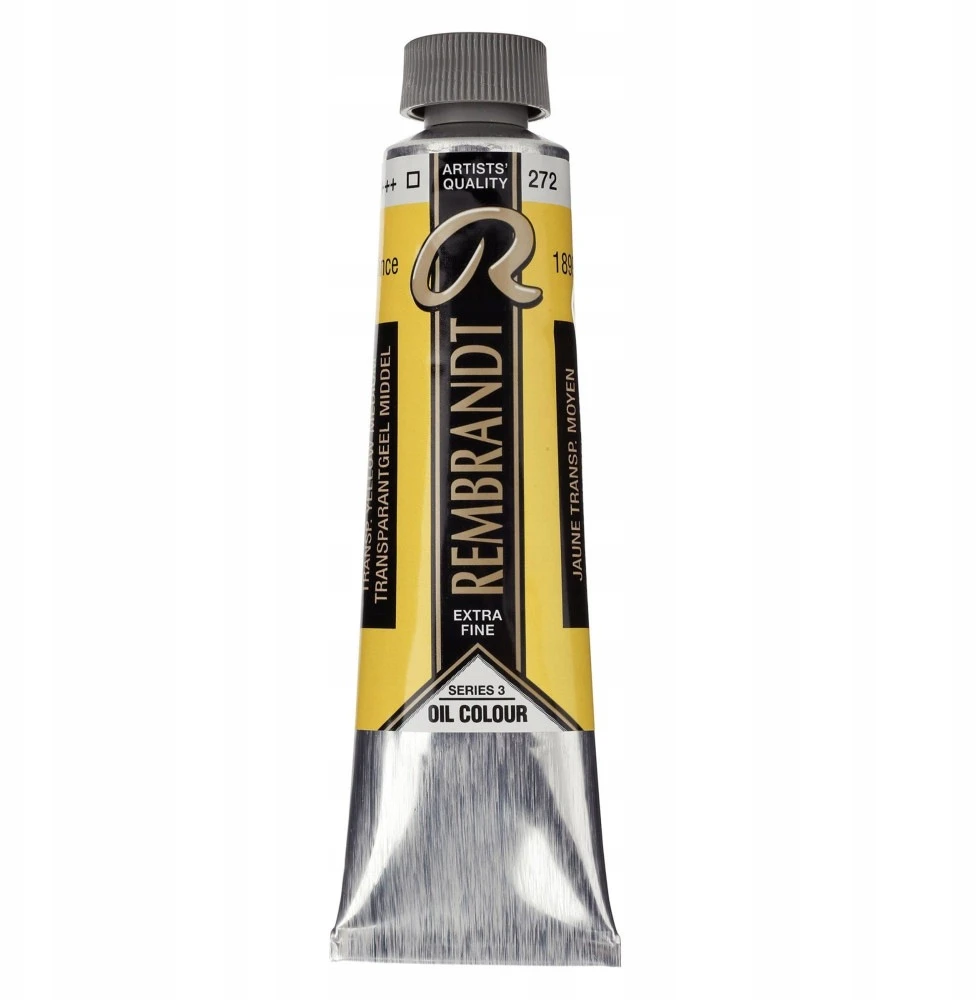 Talens Alyva - Vidutinio skaidrumo geltona - 272 - Extra-fina - Rembrandt - 40ml tūbelė