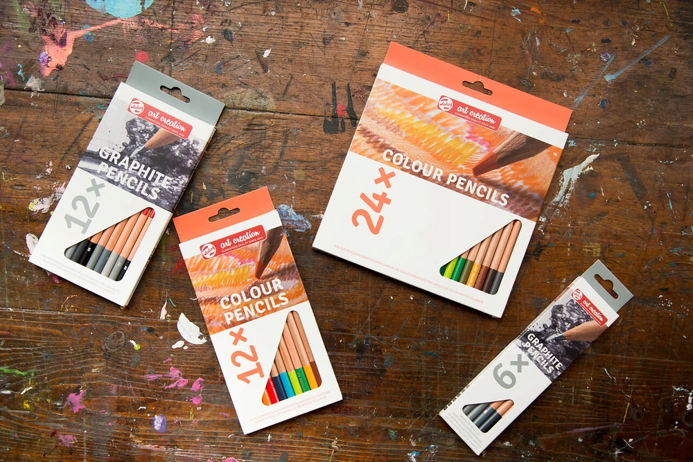 Bruynzeel Sakura Talens Art Creation spalvoti pieštukai, 24 vnt.