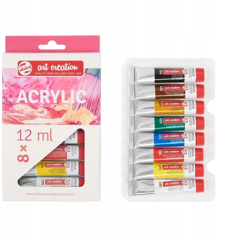 Talens ARTKŪRIMO IŠRAIŠKA Rinkinys Akrilis 8x12 ml