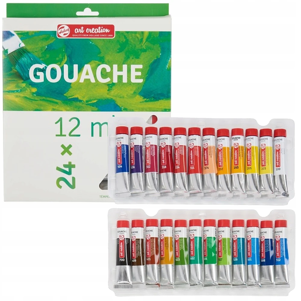 Talens Kūrybos išraiškos rinkinys Guašo 24x12 ml'
