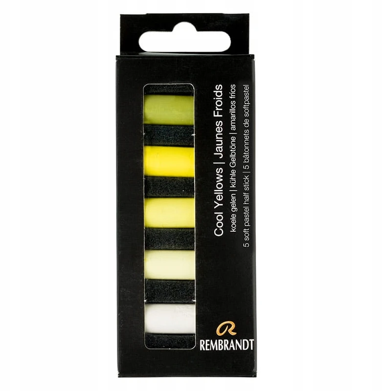 Talens Rembrandt sausų pastelų rinkinys "cool Yellows", 5 spalvos