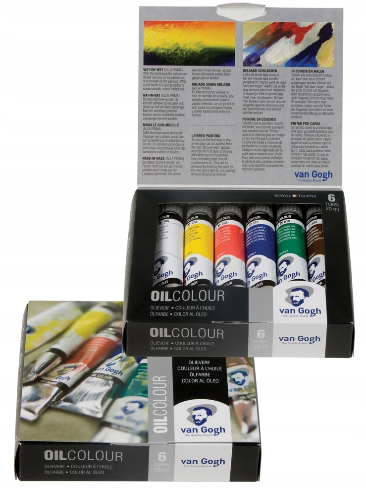 Talens Van Gogh aliejinių dažų rinkinys, 6x20ml