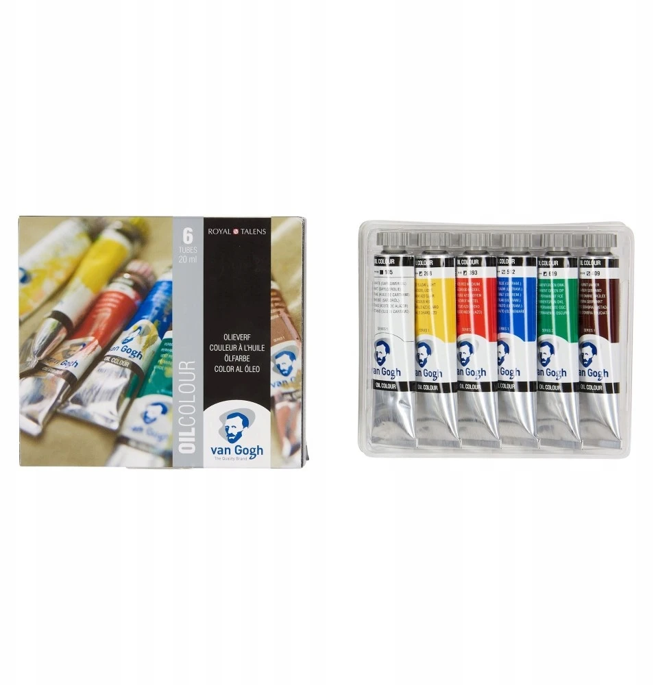 Talens Van Gogh aliejinių dažų rinkinys, 6x20ml