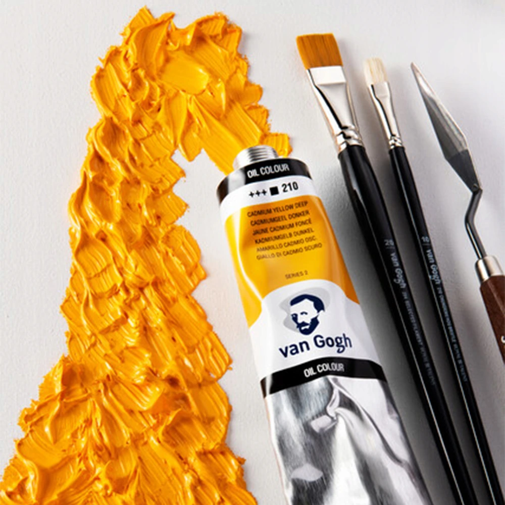 Talens Van Gogh alyva ekstra smulki 200ml: S2 ORANŽINIS KADMIJAS