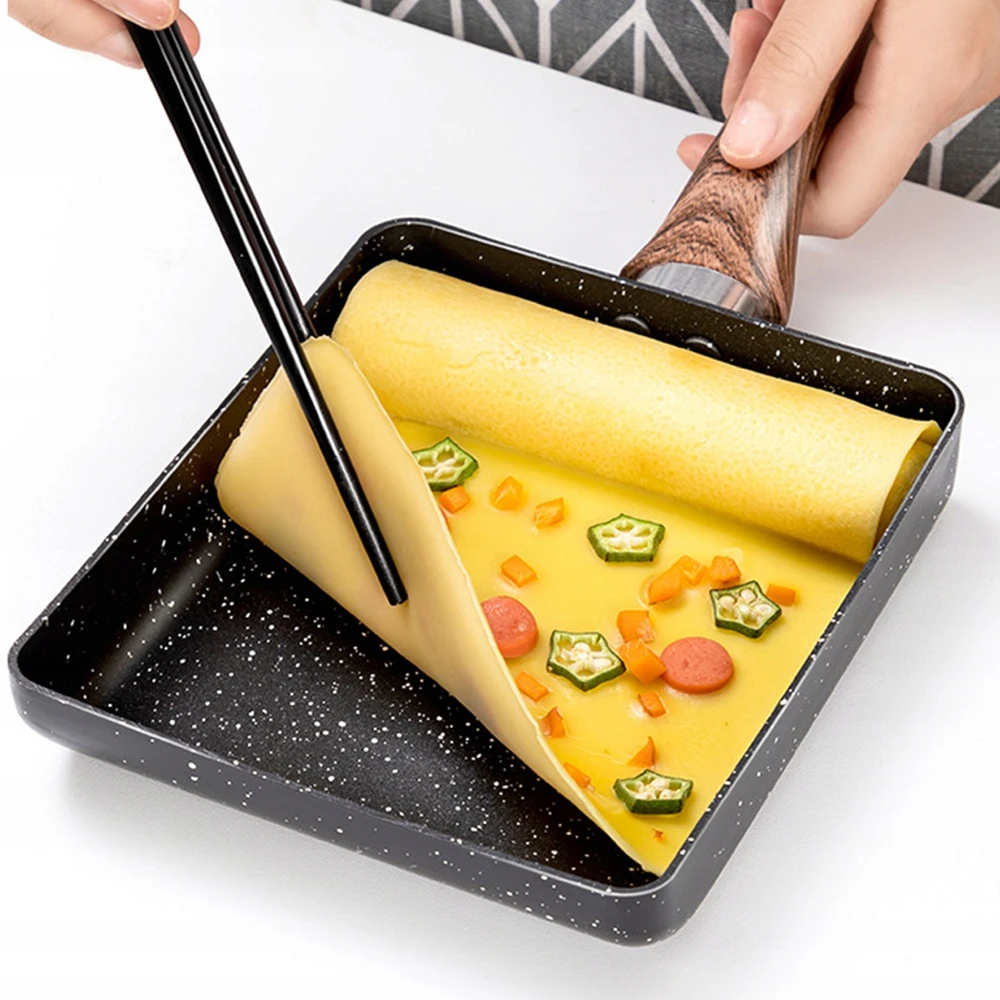 Tamagoyaki keptuvė Japoniškas omletas Keptuvė Kiaušinis Keptuvė keptuvė