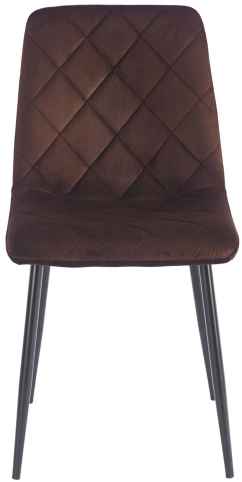 Tamsiai ruda minkšta kėdė valgomojo biurui Modern Furnitex