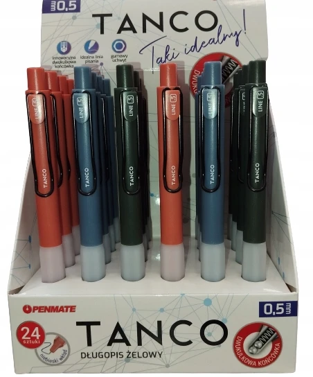 Tanco Penmate gelinis rašiklis 0,5 mm, mėlynas