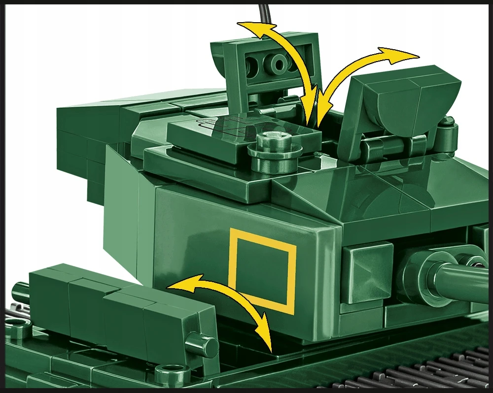 Tank modelis - COBI - Churchill MK.III - 500 dalių - Žalias - Nuo 10 metų