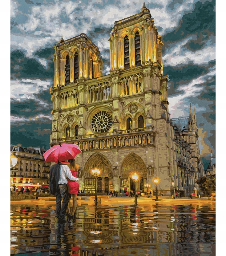 Tapyba pagal skaičius Schipper Notre Dame MNZ, 40 x 50 cm