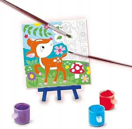 Tapyba pagal skaičius vaikams SES Creative Miško gyvūnai