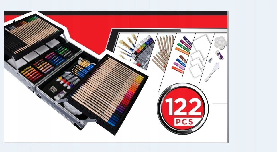 Tapybos rinkinys Daler Rowney Lagaminas 122 Dalys'