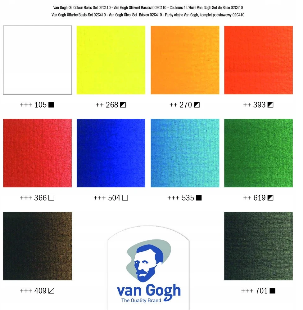 Tapybos rinkinys Talens Art Creation Van Gogh