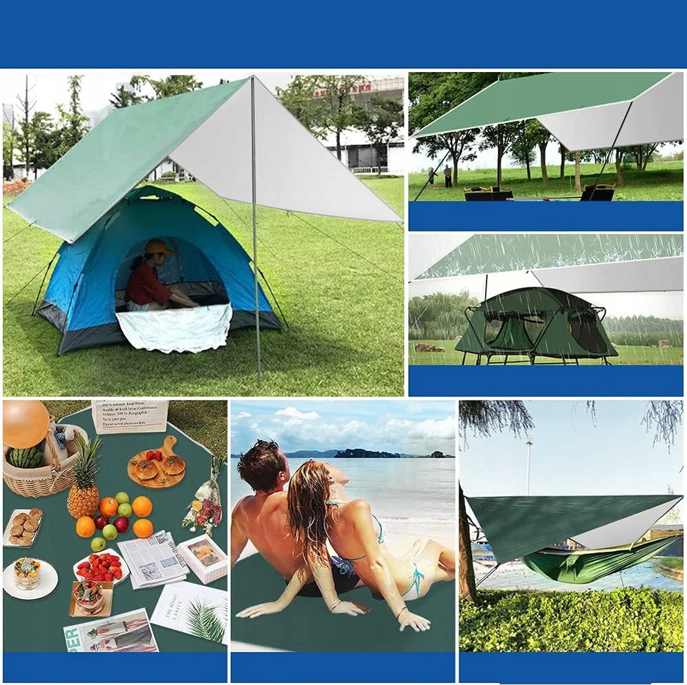 TARP vandeniui atspari palapine 3x3m TARP TINKA KEMPINGUI