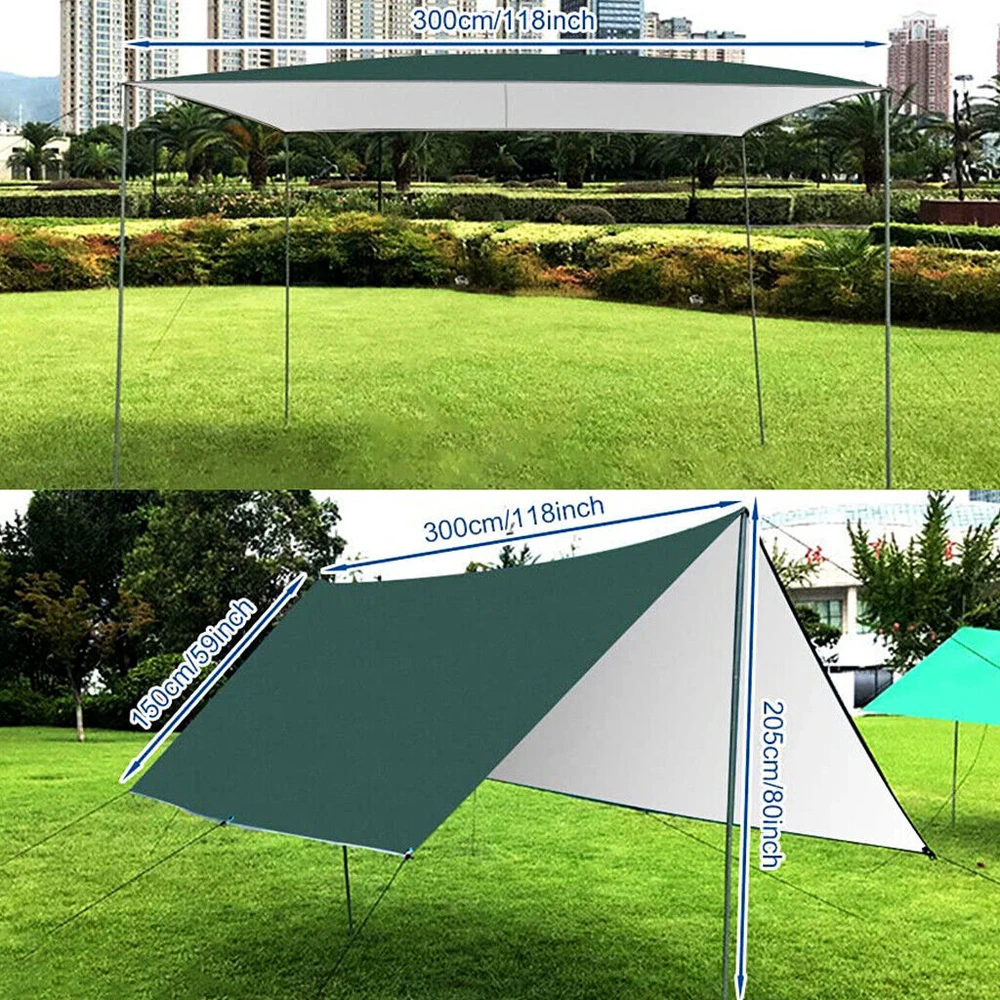 TARP vandeniui atspari palapine 3x3m TARP TINKA KEMPINGUI