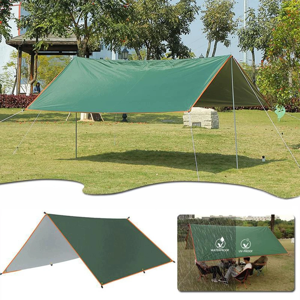 TARP vandeniui atsparūs terminiai kempingo lakštai 3 x 3 m SAULĖS BURĖ