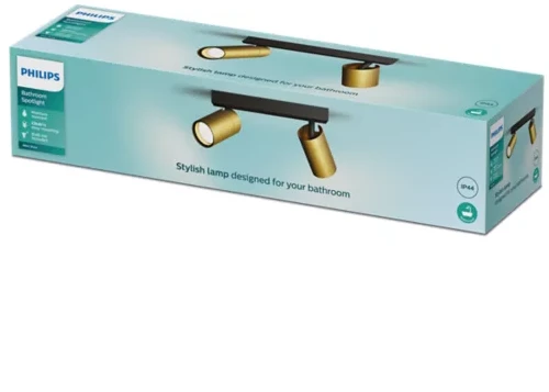 Sieninis šviestuvas Šviestuvas lubų ir sienų Philips Kosipo, 10 W, GU10