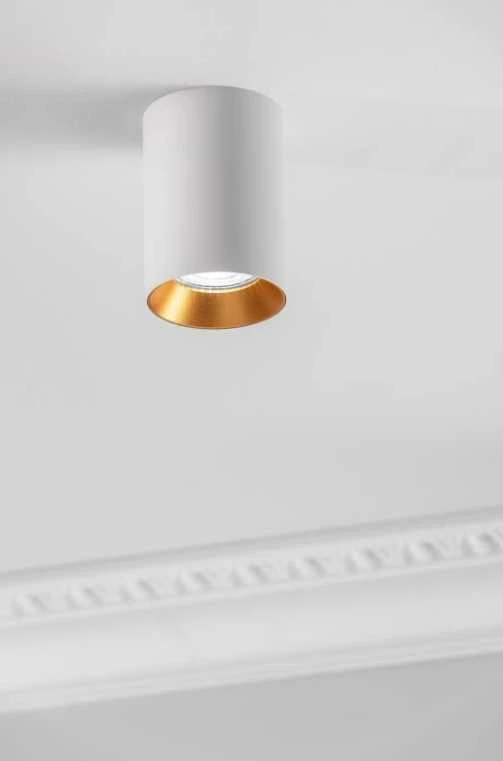 Lubinis šviestuvas Ceiling fixture AERO II, IP20, round, baltas