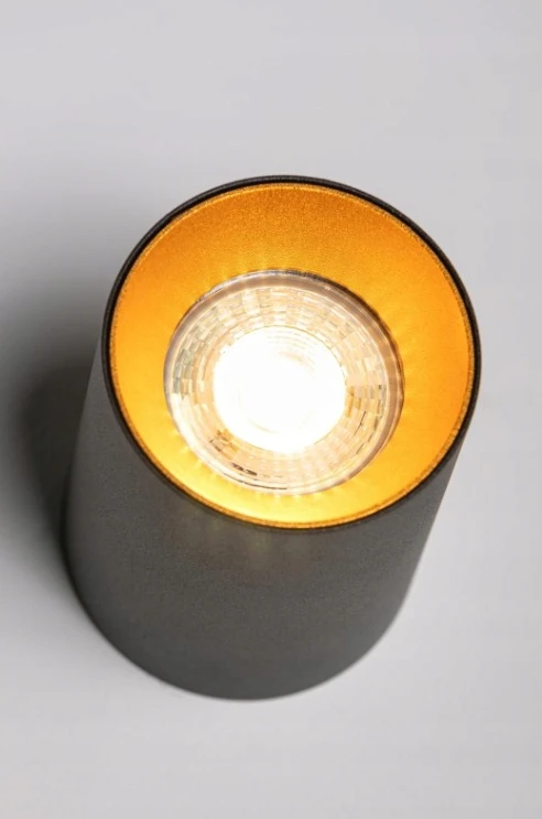 Lubinis šviestuvas Ceiling fixture AERO II, IP20, round, juodas