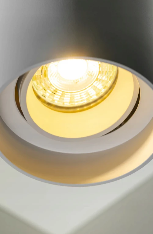Lubinis šviestuvas Ceiling fixture AERO II, IP20, round, baltas
