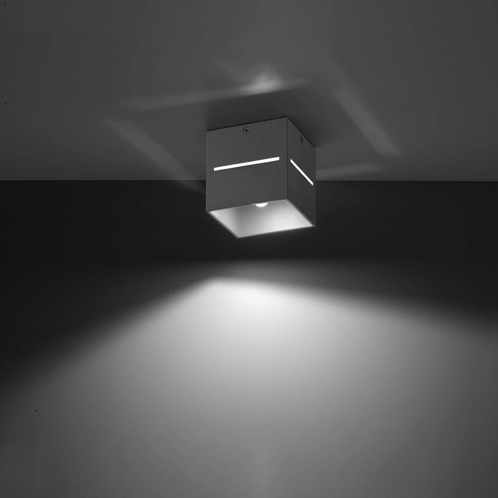 Sollux Lighting Lubinis šviestuvas LOBO pilkas