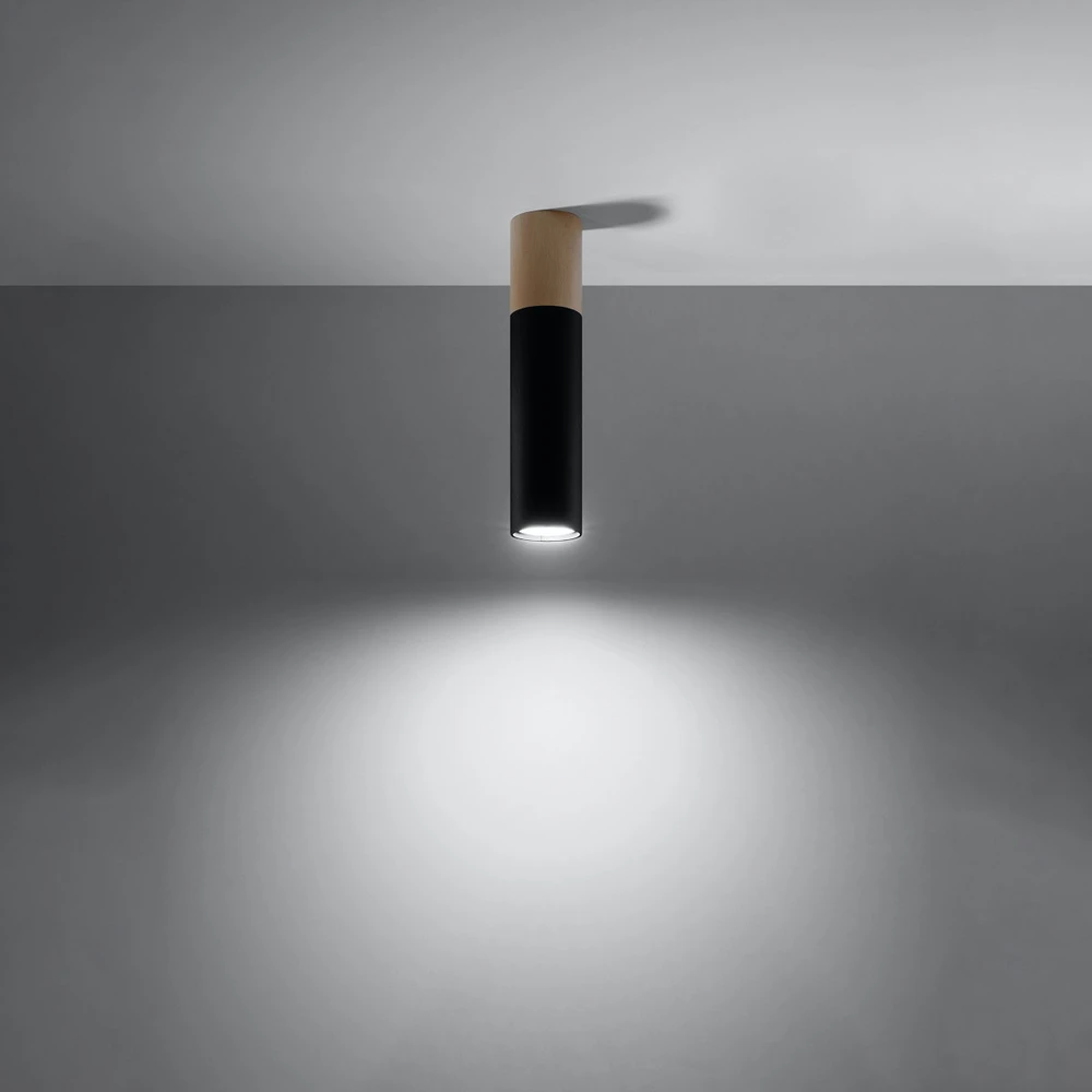 Sollux Lighting Lubinis šviestuvas PABLO juodas