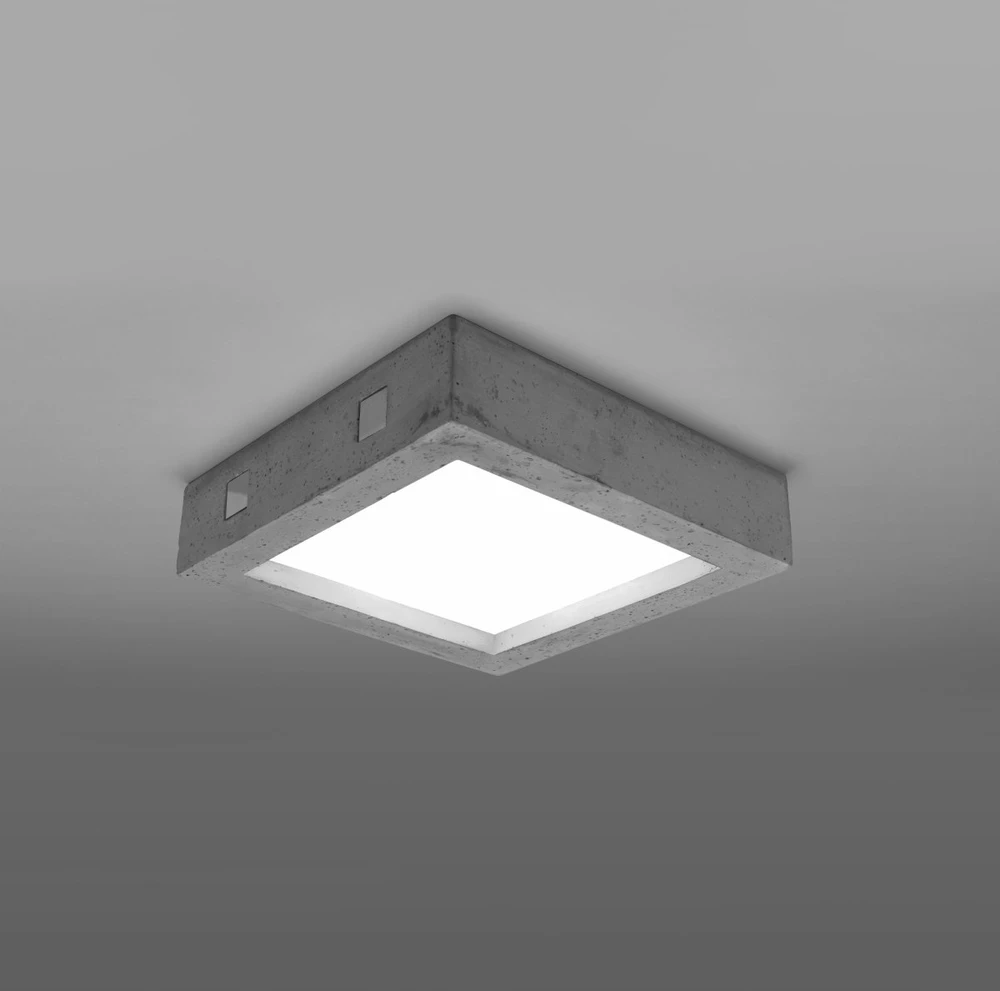 Sollux Lighting Lubinis šviestuvas RIZA concrete