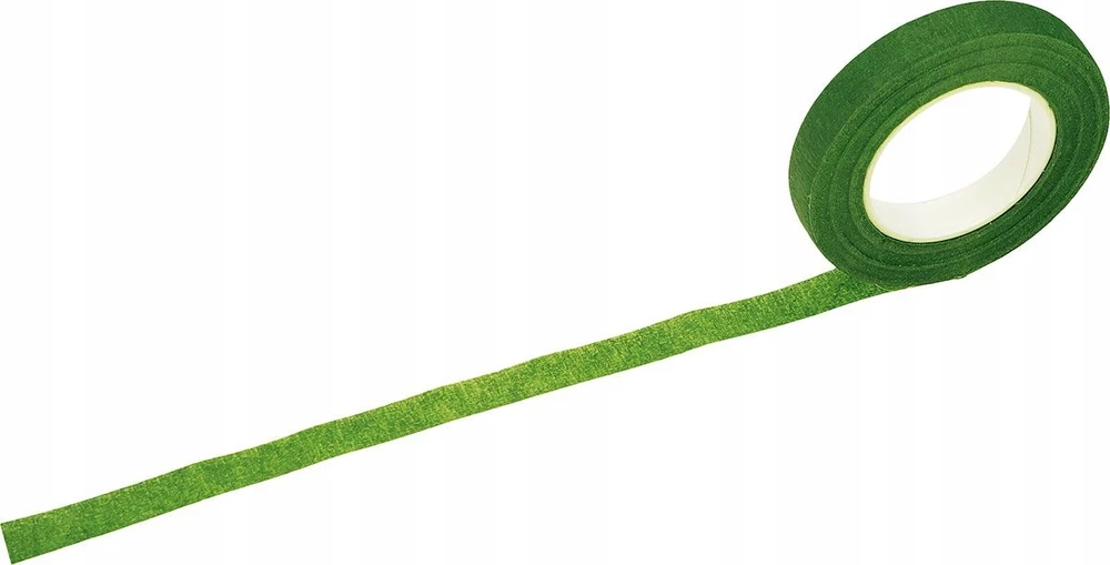 Taśma florystyczna 12mmx27m Jasnozielona Titanum