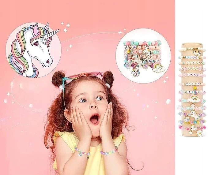 Tatwelt KARALIUKAI APYRANKĖMS GAMINTI KŪRYBINGŲ PAPUOŠALŲ RINKINYS SU PONY 6MM