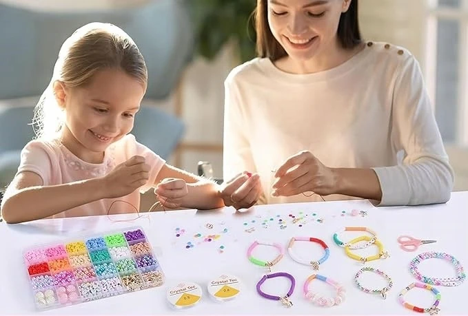 Tatwelt KARALIUKAI APYRANKĖMS GAMINTI KŪRYBINGŲ PAPUOŠALŲ RINKINYS SU PONY 6MM