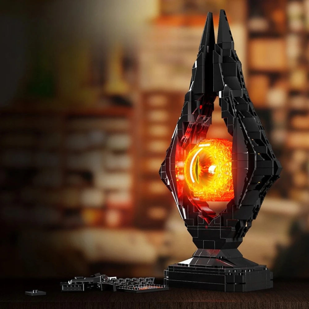TECHNIC MJI 13070 blokai - Eye of Sauron LOTR LED 925 elementai