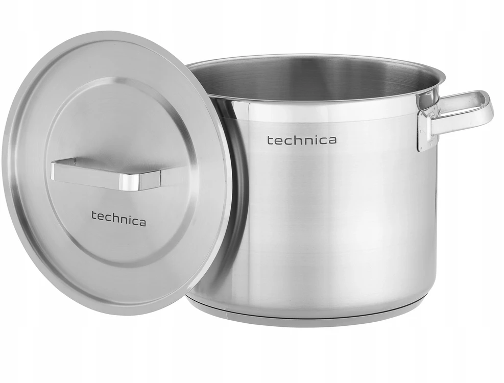 Technica AUKŠTAS PUODAS 9 L 240 MM SU DANČIU NERŪDŽIAMOJO PLIENO TECHNIKA