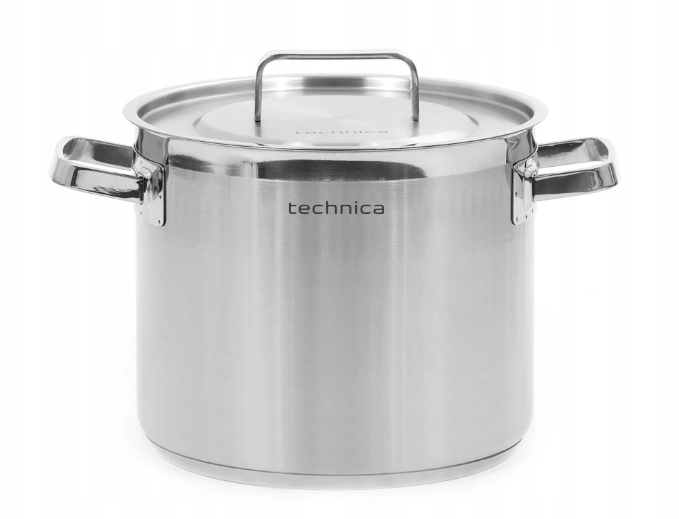 Technica AUKŠTAS PUODAS 9 L 240 MM SU DANČIU NERŪDŽIAMOJO PLIENO TECHNIKA