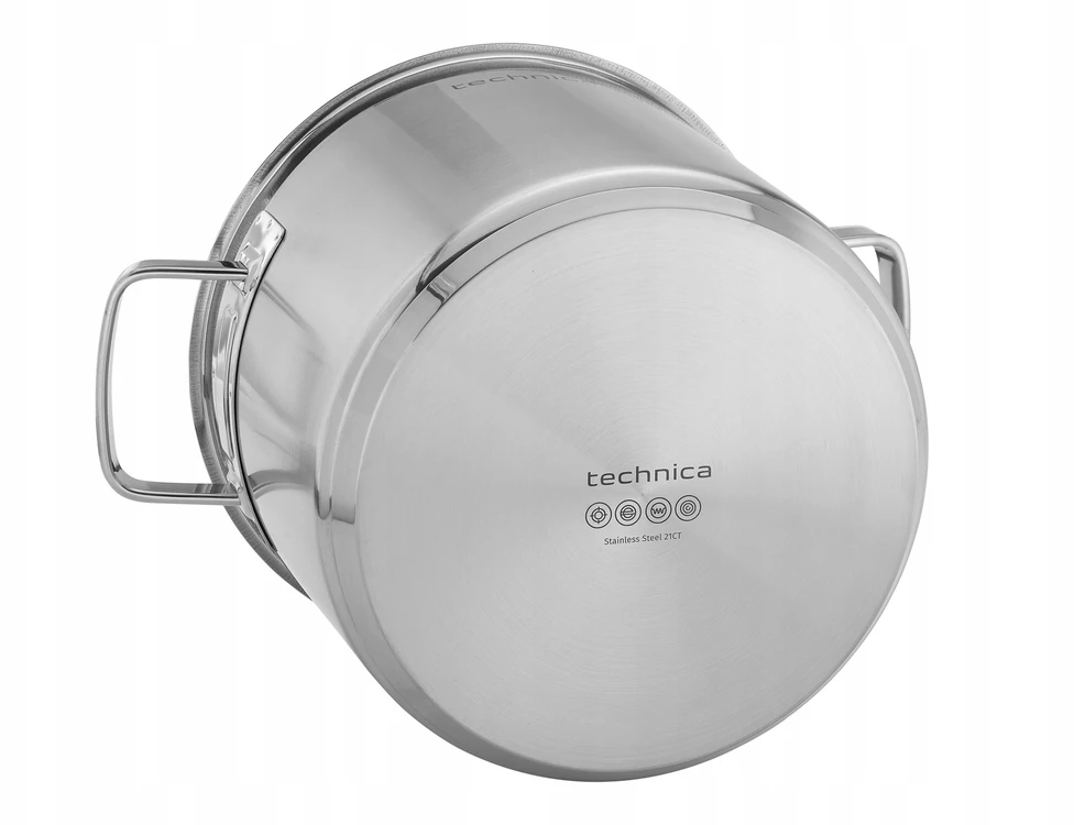 Technica AUKŠTAS PUODAS 9 L 240 MM SU DANČIU NERŪDŽIAMOJO PLIENO TECHNIKA