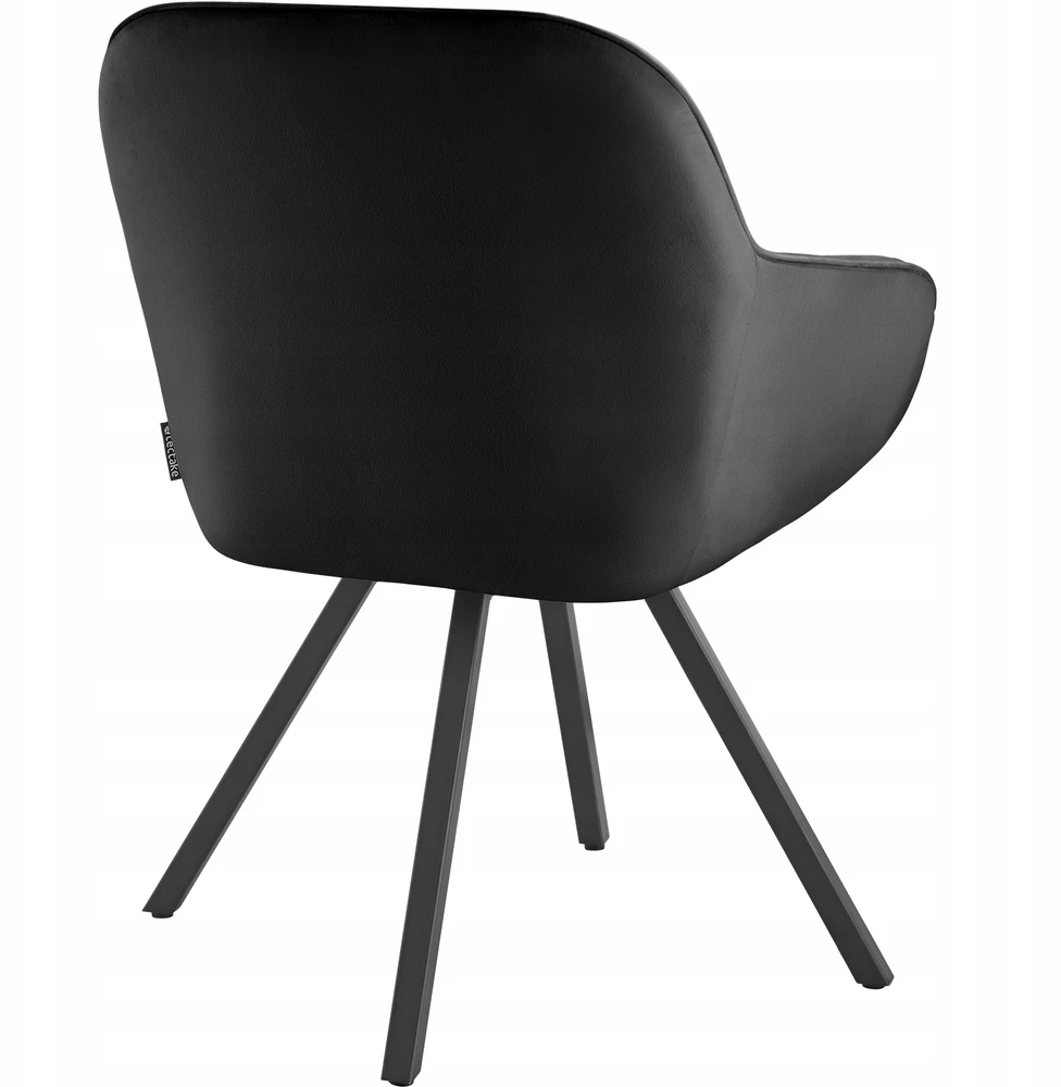 Tectake Prigludusi pasukama kėdė juoda 405335