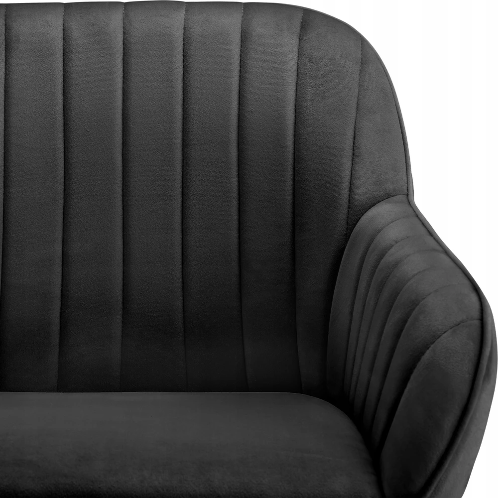 Tectake Prigludusi pasukama kėdė juoda 405335