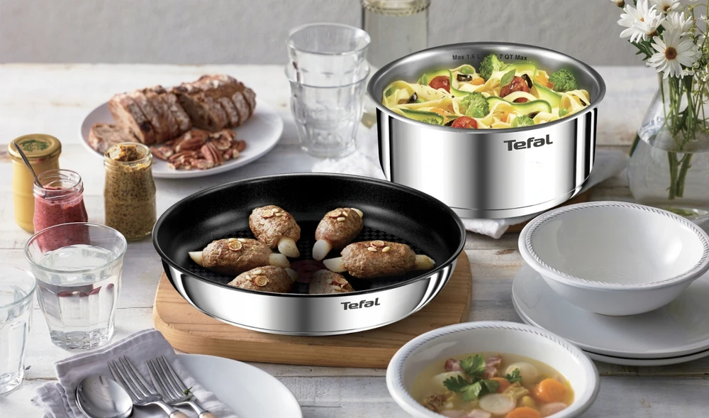 Puodų ir keptuvių rinkinys Tefal Ingenio Emotion, 20 dalių (L897SJ04)
