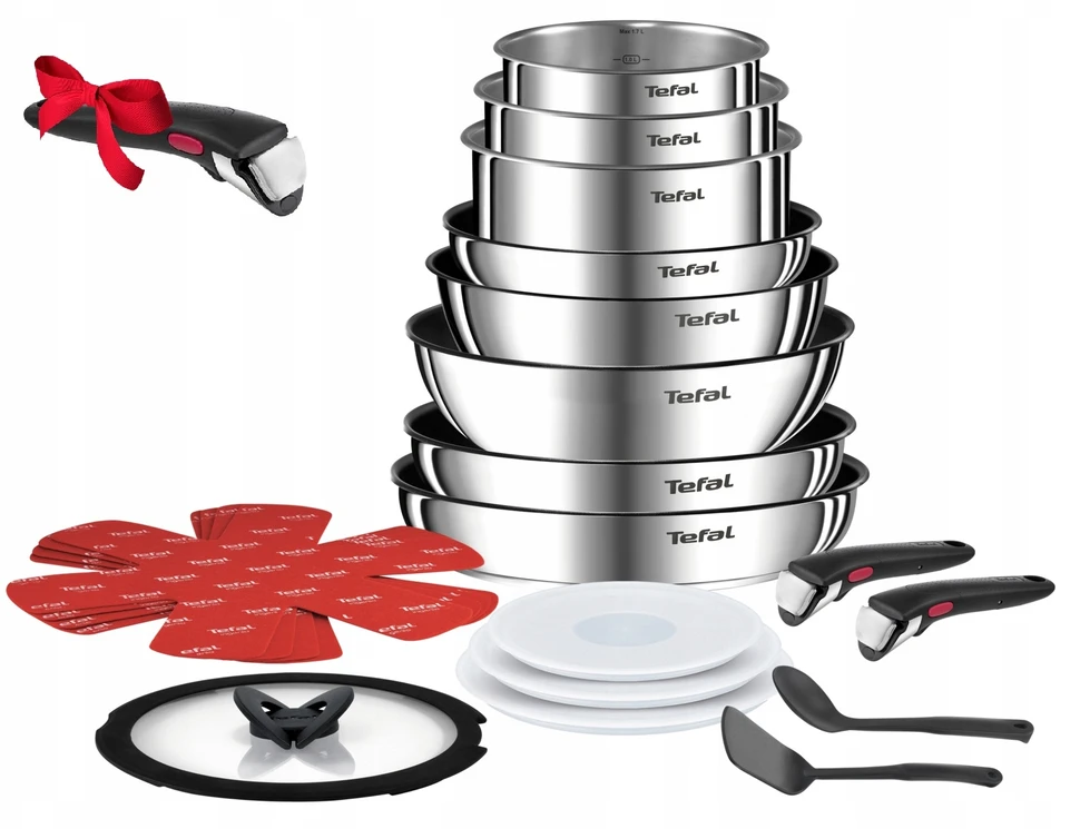 Puodų ir keptuvių rinkinys Tefal Ingenio Emotion, 20 dalių (L897SJ04)
