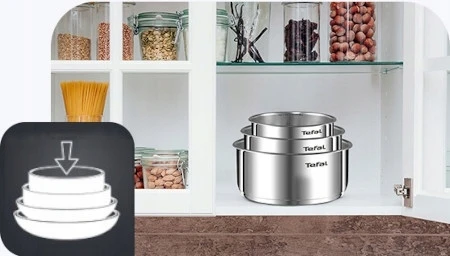 Puodų ir keptuvių rinkinys Tefal Ingenio Emotion, 20 dalių (L897SJ04)